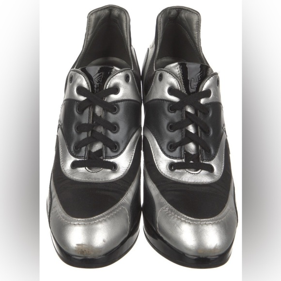 Hogan Leather Ankle Lace-Up Boots Size 10 - Picture 3 of 5